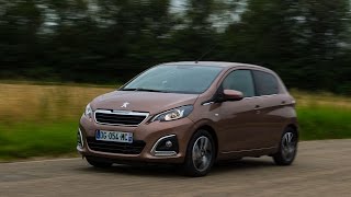 2014 Peugeot 108 Allure eVTi 68 5 Türer  Fahrbericht der Probefahrt  Test  Review [upl. by Harihs]