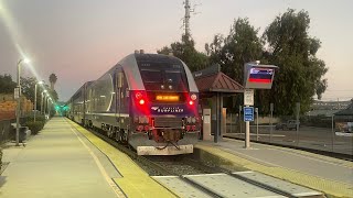 Halloween 🎃 trains 🚂 16 3 trains in MOORPARK 1st new 🆕 schedule [upl. by Blessington516]