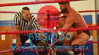 Antonio Garza vs Brady Pierce Pro Wrestling Bushido 162018 [upl. by Almallah14]