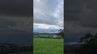 Views of Berry Pomeroy from the fields up to Dartmoor National Park [upl. by Sucrad]