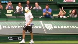 Becker Shows Stellar Defence In Halle Hot Shot 2016 [upl. by Wehner]