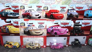 Mattel Disney Cars 2023 Case E Unboxing Rich Mixon DeputyCave Lightning McQueen Mae Lizzie Jeff [upl. by Sondra]