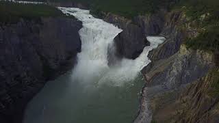 Nahanni National Park Aerial Footage [upl. by Ordnasela]