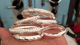 Latest Collection Silver kada design for men  Chandi da kada designs [upl. by Nedaj444]