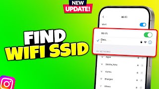 How to Find wifi ssid  How to Show NETWORK SSID on Android [upl. by Batha]