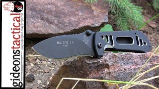 TOPS MilSpie 35 Knife Review EDC Strength [upl. by Rehpotsyrk]