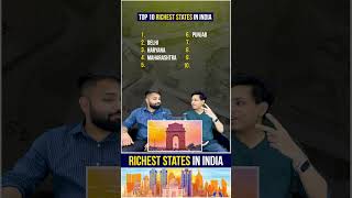 Top 10 Richest States in India  Richest and Poorest States in India  biggboss salmankhan mumbai [upl. by Haimaj253]