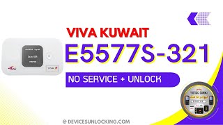 Viva Kuwait E5577s321 No Service  Unlock Fixed E5577s321 No Service [upl. by Annasus]