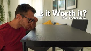 IKEA SANDSBERG TABLE review  After 6 Months [upl. by Suissac]