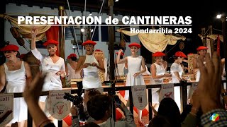 Presentación de cantineras de Hondarribia 2024  Txingudi Online [upl. by Juta]