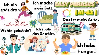 4 Hours of Everyday Phrases Enhance Your Daily Routine in German [upl. by Maryrose]