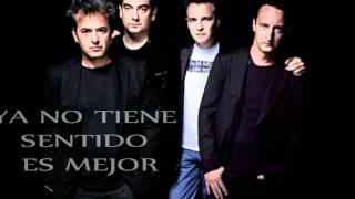 Hombres g y los secretos dejame con letra  la actualidad musical  video oficial [upl. by Yeta]