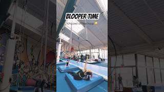 AERIAL HOOP FAIL  Spun too fast 🟰 Whipped myself off the hoop 😂 fails fail bloopers lyra [upl. by Grane]