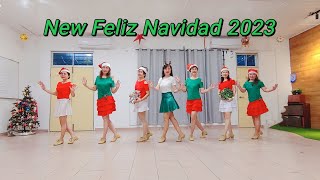 New Feliz Navidad 2023  Line DanceChoreo Molly Yeoh MYamp Kenny Teh MYNovember 2023 [upl. by Aeriel]