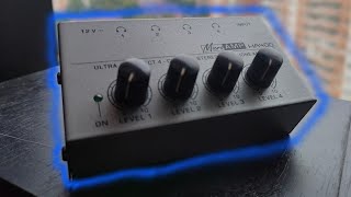 распаковка и обзор на разветвитель усилитель для наушников microAMP HA400 [upl. by Econah344]