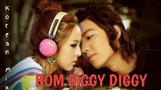 Korean mix  BOM DiGGY DIGGY  Lee min ho  Sandara  cass [upl. by Nerok]