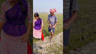 জালে পাখি বেঁধে গেলো😮 viralvideo farming village youtubeshorts funny agriculture comedy [upl. by Fortna]