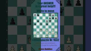 Chess Puzzle 1632 chesspuzzle chessseries chesspuzzleseries chess chessgame quiz chessbrains [upl. by Bor998]