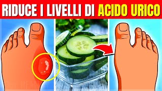 17 POTENTI Alimenti che Riducono i Livelli di Acido Urico [upl. by Nnylodnewg170]