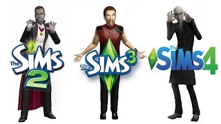 ♦ Sims 2 vs Sims 3 vs Sims 4 Vampires Part 1 [upl. by Noslien]