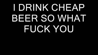 FIDLAR  Cheap Beer Lyrics [upl. by Hussar]