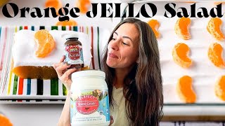 ORANGE JELLO SALAD DairyFree  No Refined Sugar  Better For You Homemade Jello Recipe for Kids [upl. by Ver945]