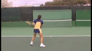 How to Use Tennis Backboards to Practice Swinging Volleys [upl. by Ettevy165]