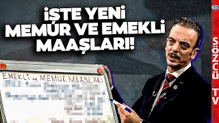 Memur ve Emekli Zam Oranı Netleşti SGK Uzmanı Yeni Maaşları Hesaplayarak Anlattı [upl. by Collum]