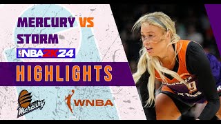 HeartStopping Game Phoenix Mercury vs Seattle Storm Highlights [upl. by Fernando880]