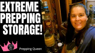 EXTREME PREPPING 600 jars this year 3 Years of Food Storage LOW INCOME LIVING [upl. by Giarg]