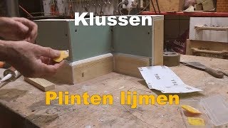 Timmertip 824 Plinten tegen de muur lijmen met kit [upl. by Katharina716]