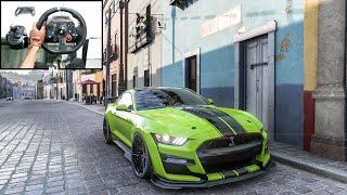 1100Hp Twin Turbo  Mustang Shelby GT500  Forza Horizon 5  Steering Wheel gameplay [upl. by Sabec782]