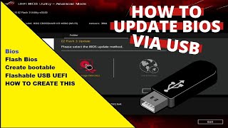 How to Install bios from usb using just cmd  Bootable cmd bios flasher [upl. by Ardnasxela257]