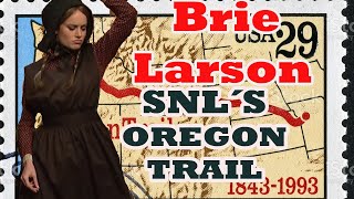 Brie Larson sings in SNL quotOregon Trailquot [upl. by Airegin678]