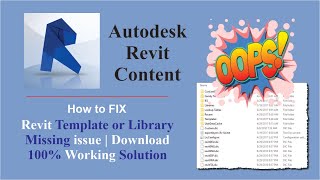 Revit Templates amp Library missing  How to Download amp Install  Autodesk Revit Content Download [upl. by Tyra]