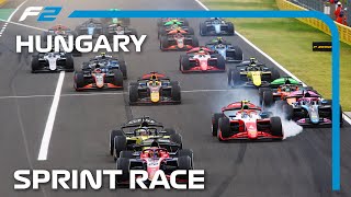 F2 Sprint Race Highlights  2024 Hungarian Grand Prix [upl. by Htes]