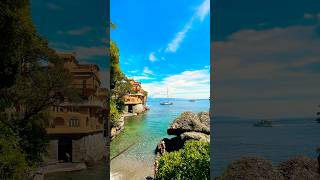 Portofino moment 🇮🇹beautifulplaceportofinoitaliancityyoutubeshortstravelitalyvairalvideo [upl. by Lapotin]