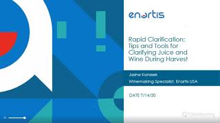 Rapid Clarification Tips and Tools for Clarifying Juice and Wine During Harvest [upl. by Aninep757]