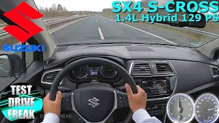 2021 Suzuki SX4 SCROSS 14 COMFORT ALLGRIP HYBRID 129 PS TOP SPEED AUTOBAHN DRIVE POV [upl. by Amalie611]