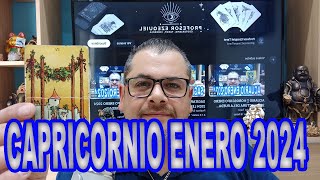 CAPRICORNIO ♑️ HOROSCOPO ENERO 2024 LECTURA DE LA RUEDA ASTROLOGICA [upl. by Rossi]