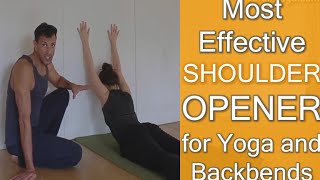 Most Effective Shoulder Opener for Yoga and Backbends [upl. by Niroht963]