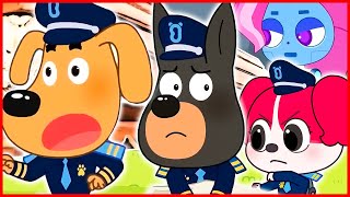 Sheriff Labrador Police Animation Police and Robot Antel  Coffin Dance Meme Song COVER [upl. by Doreen]