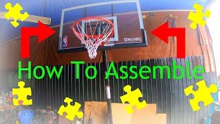 Spalding 54quot Basketball System Setup Tutorial [upl. by Brandwein]