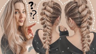 ASTUCE COIFFURE FACILE et rapide  Fausse tresse facile à faire  Belle tresse facile a faire ❤️ [upl. by Chang]