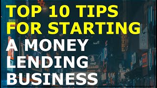 How to Start a Money Lending Business  Free Money Lending Business Plan Template Included [upl. by Martella39]