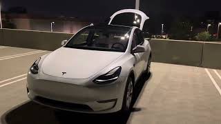 Tesla Model Y light showMission Impossible [upl. by Anaihs]