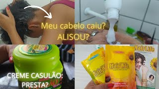 Creme CASULÃO BICHO S BOMPASSEI HAIR LIFE NO CABELO 🤯 [upl. by Alleuqcaj]