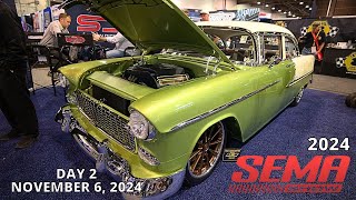 SEMA show 2024 Highlights  Amazing Cars And Trucks  Las Vegas Day 2 [upl. by Alag310]