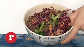 Easy Asian Pasta Salad  Redbook [upl. by Ardra]