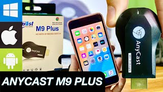 ANYCAST M9 PLUS WiFi HDMI Wireless Display Dongle  Unboxing  Easy Screen Mirroring Test [upl. by Aritak959]